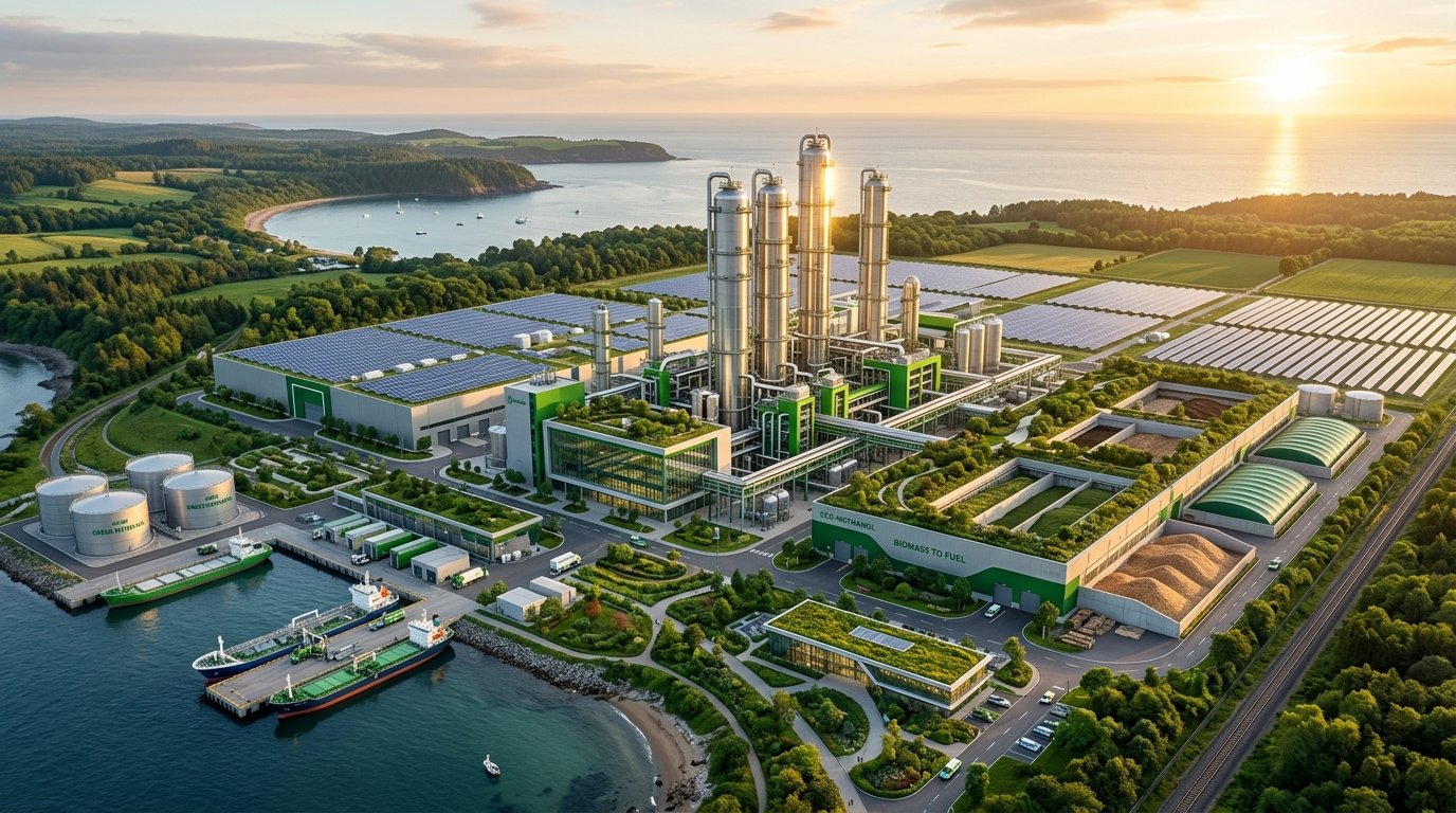 Biomass to Green Methanol Production Facility