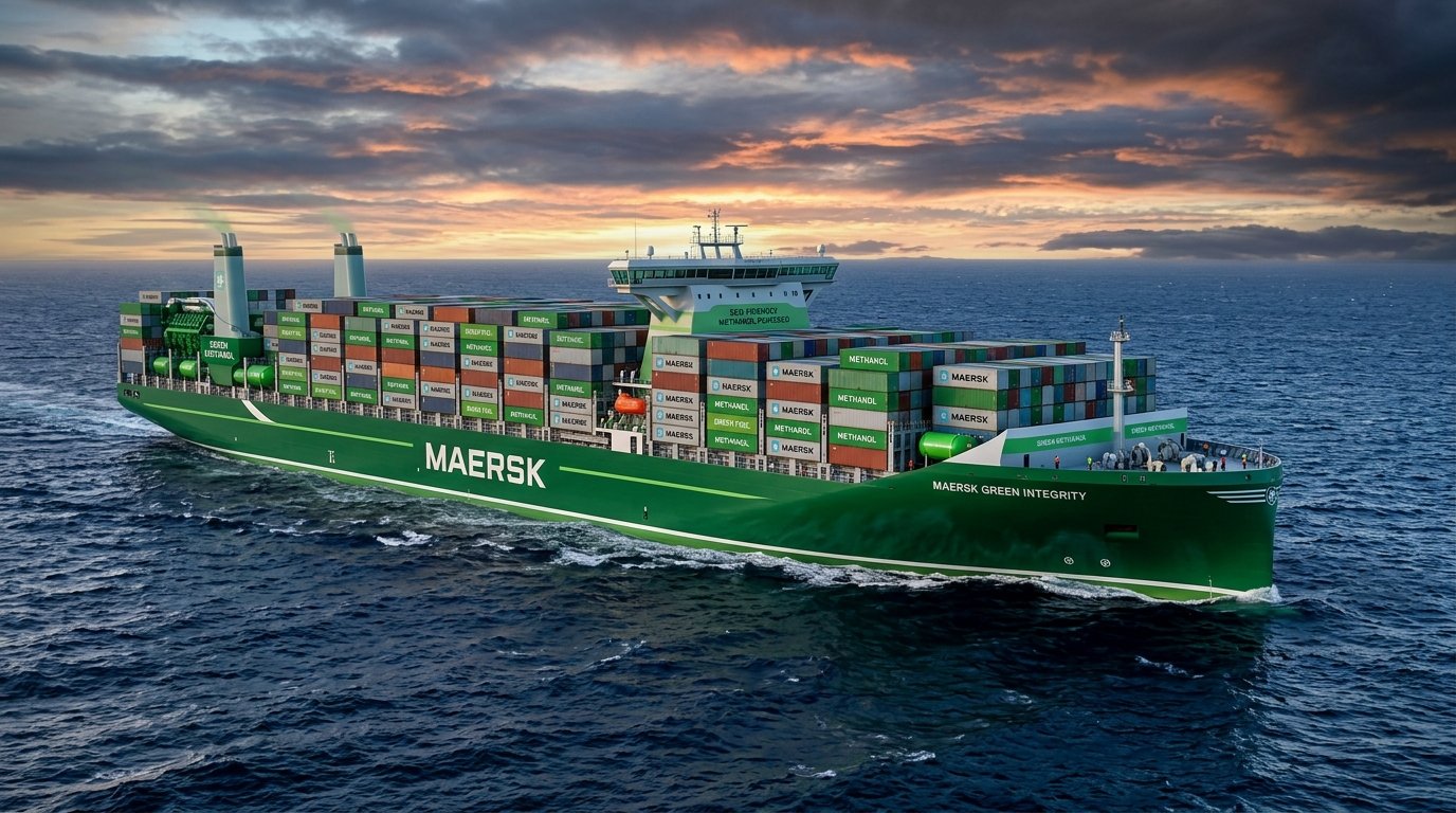 Green Methanol Marine Fuel Container Vessel